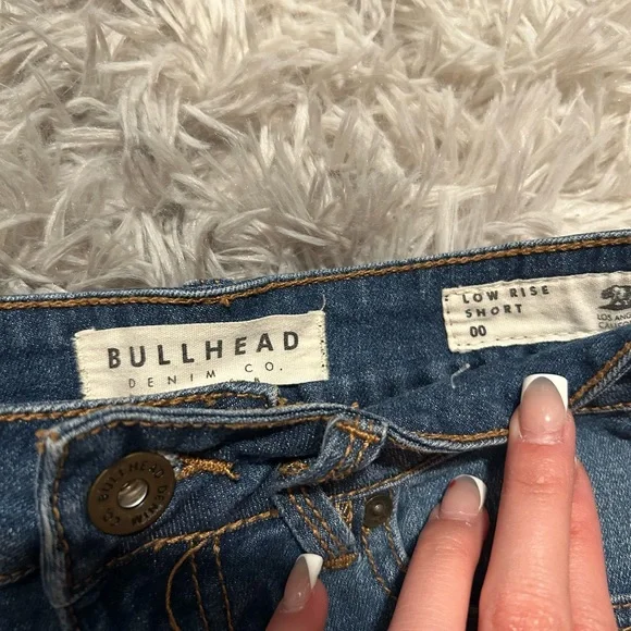 Low Rise Denim Shorts - Picture 2 of 2